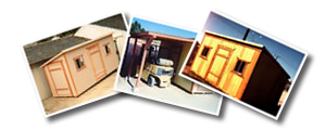 Wooden Storage Shed - Shed Roof Style