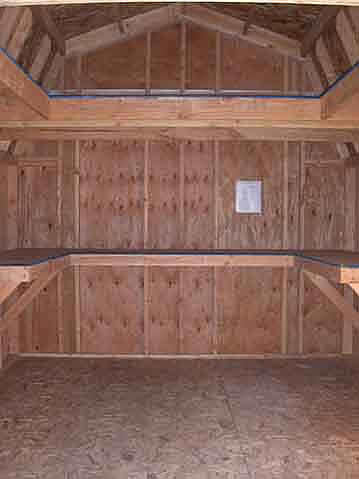 Storage Sheds Shelves Ideas